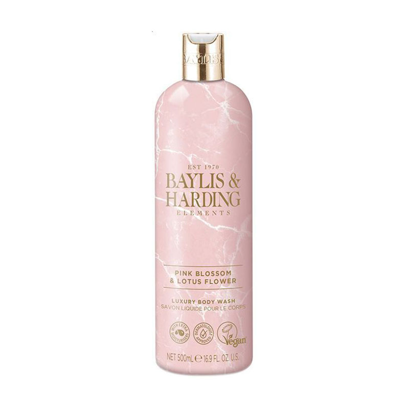 Гель для душу Baylis &amp; Harding Elements Luxury Body Wash, Pink Blossom &amp; Lotus Flower, 500 мл